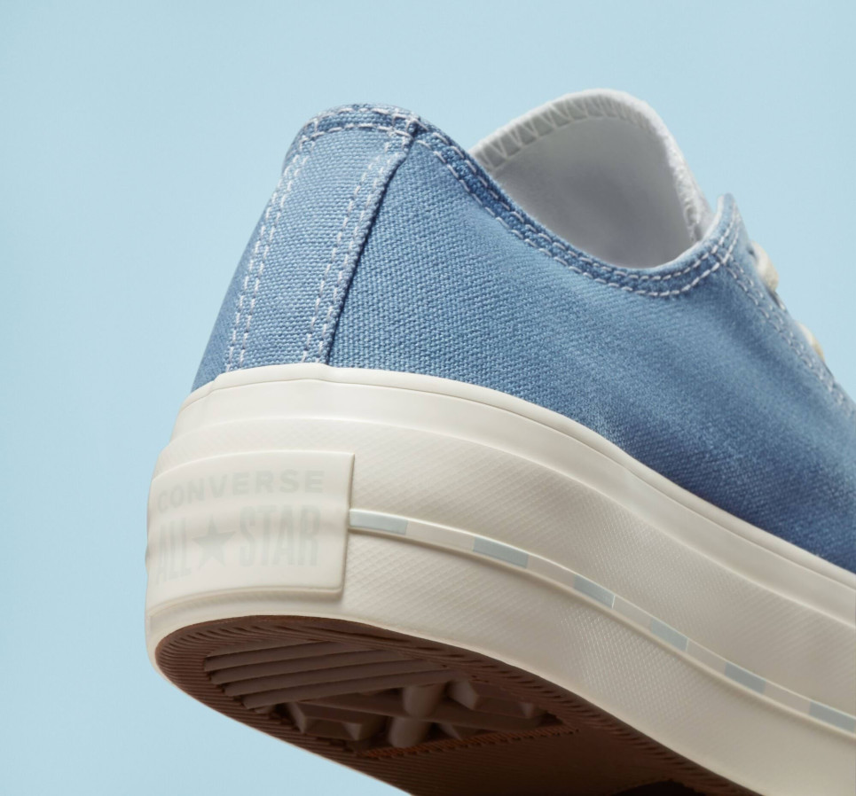 Chuck Taylor All Star Lift Platform Crafted Canvas-Blue-36
