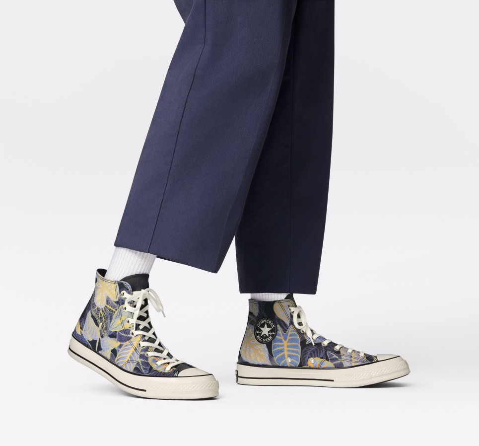Chuck 70 Tropical Leaf-Navy-37