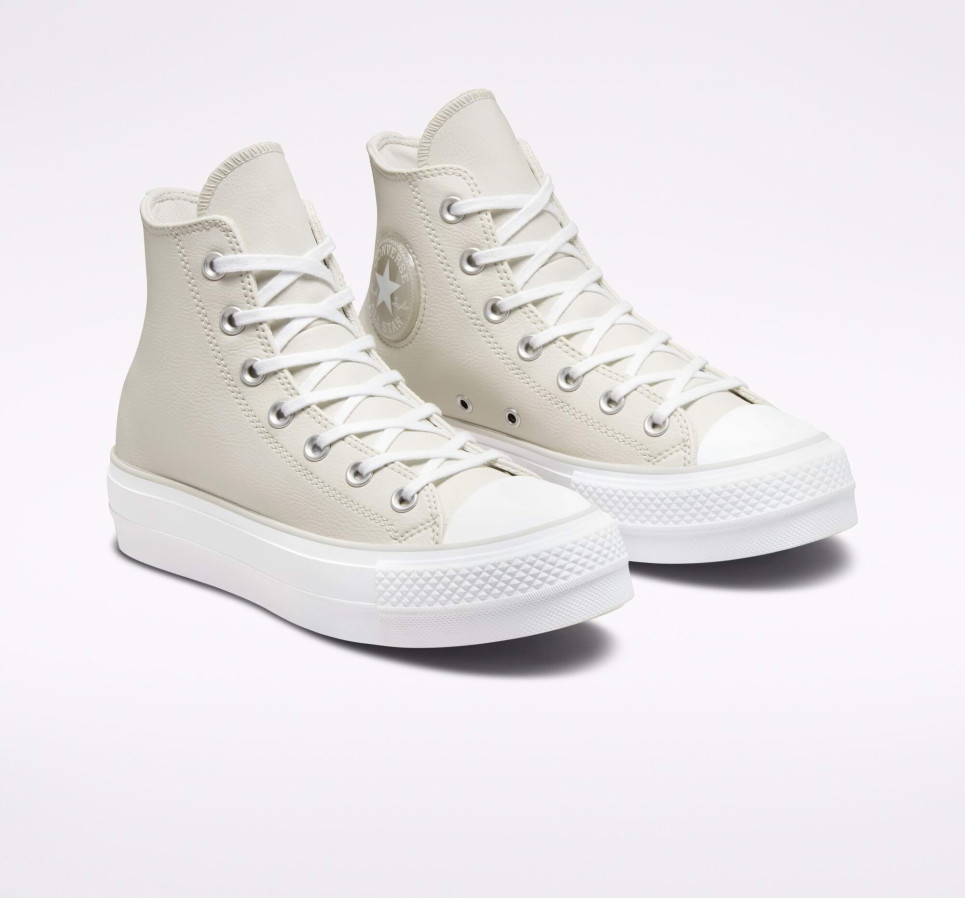Chuck Taylor All Star Lift Platform Pearl Patch-Bone-36