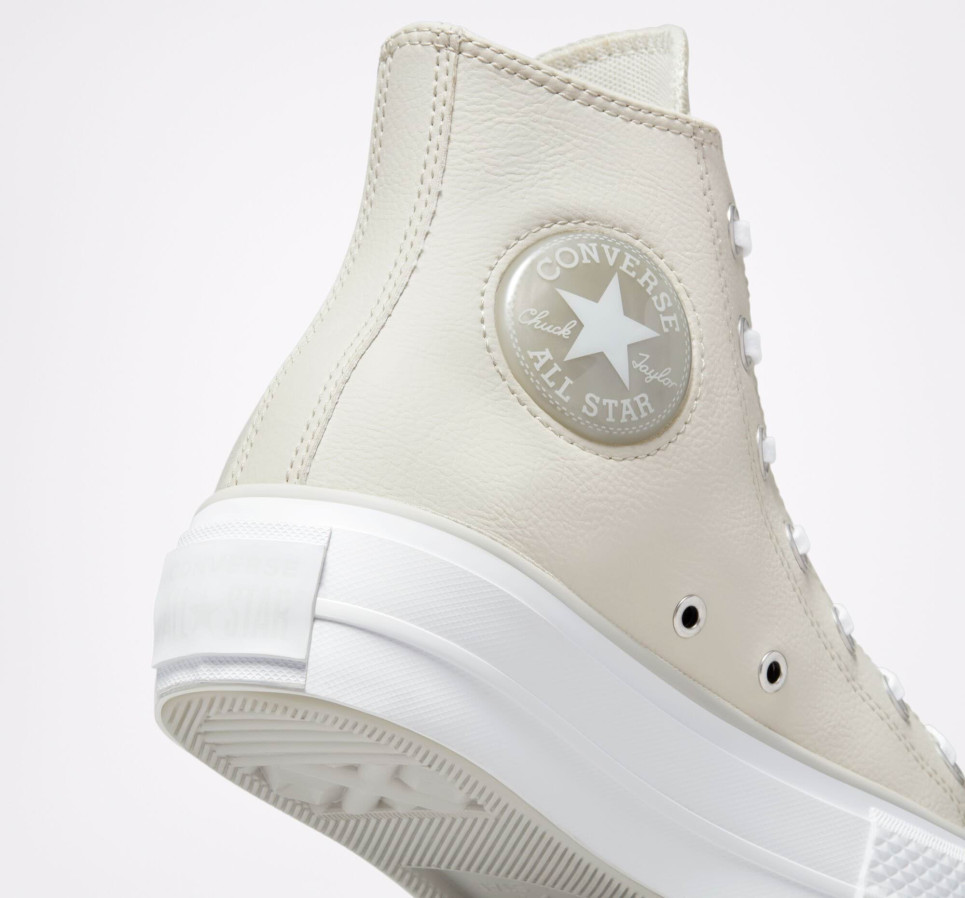 Chuck Taylor All Star Lift Platform Pearl Patch-Bone-36