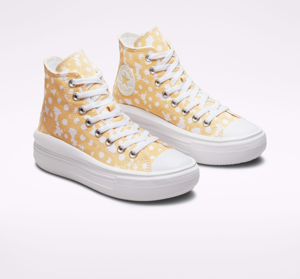 Chuck Taylor All Star Move Platform Bright Florals-Orange-36