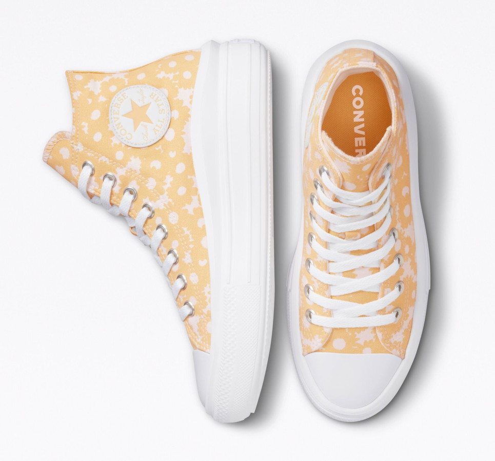 Chuck Taylor All Star Move Platform Bright Florals-Orange-36