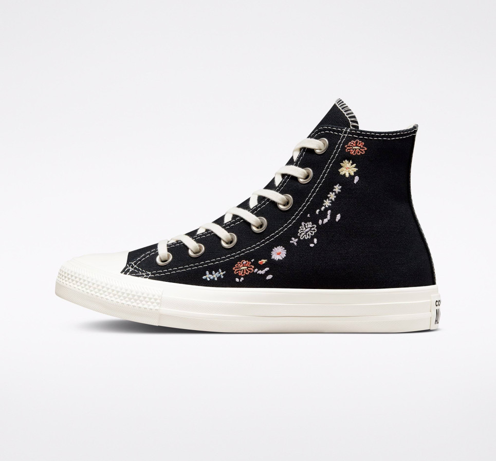 Chuck Taylor All Star Embroidered Floral-Black-36