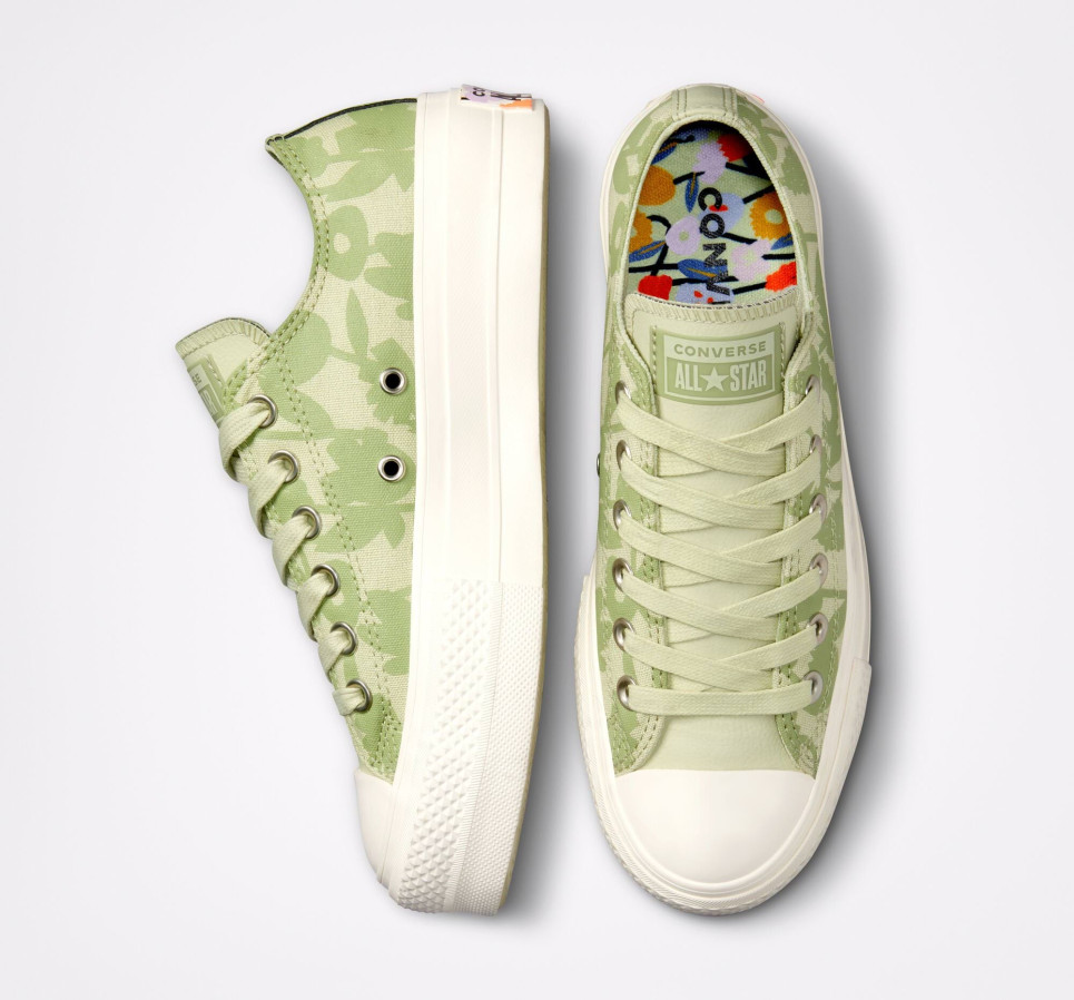 Chuck Taylor All Star Lift Platform We Are Stronger Together-Green-36