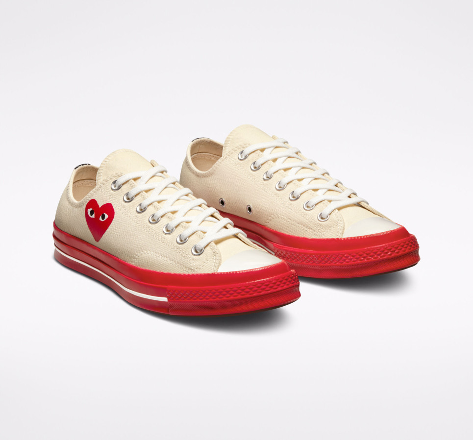 Converse x Comme des Garçons PLAY Chuck 70-Cream-43