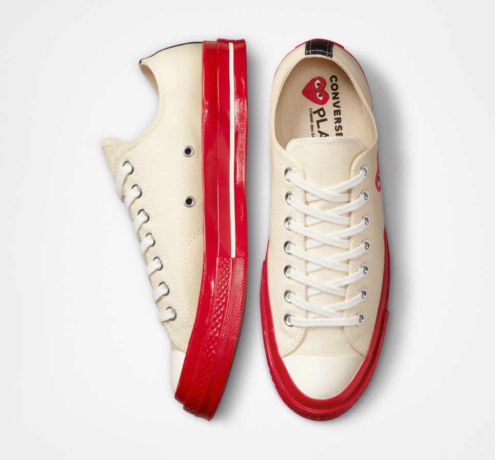 Converse x Comme des Garçons PLAY Chuck 70-Cream-37