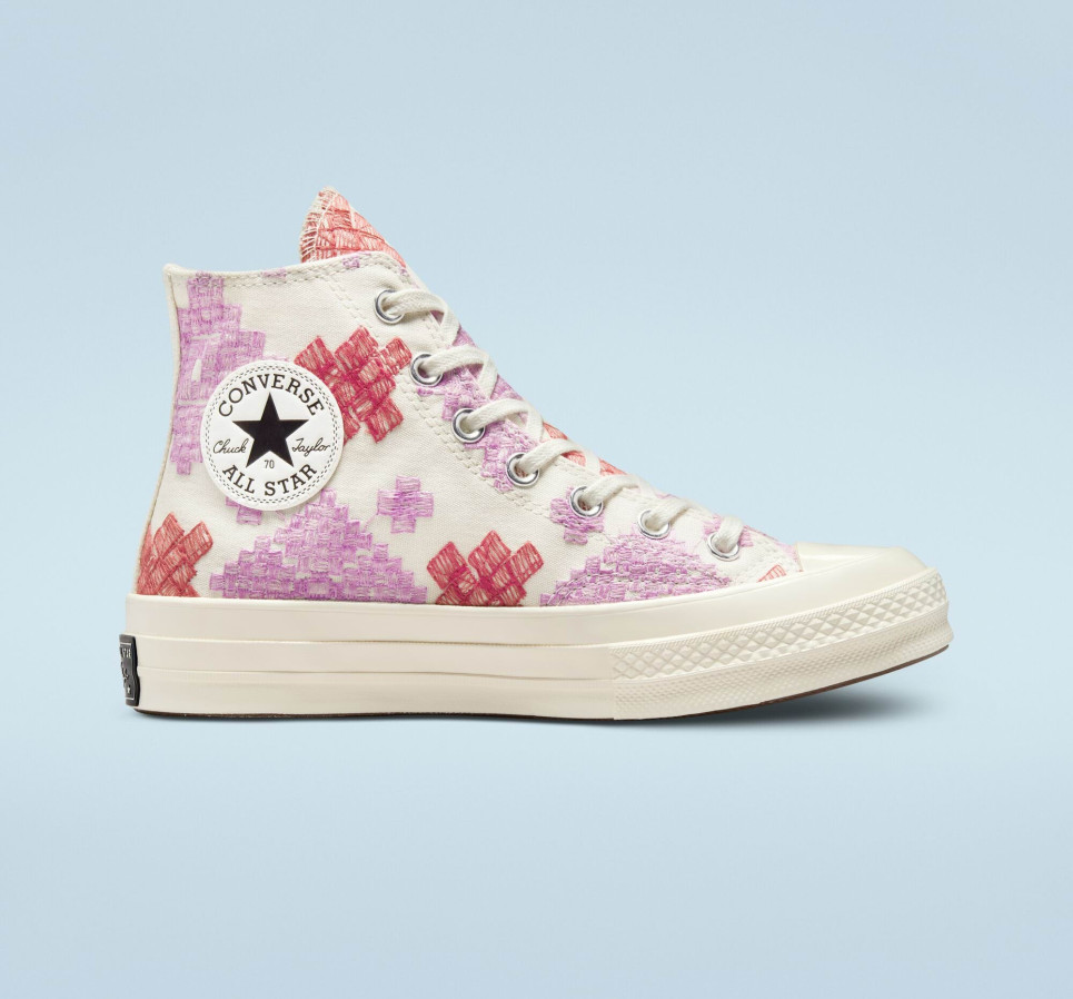 Chuck 70 Bright Embroidery-Egret-36