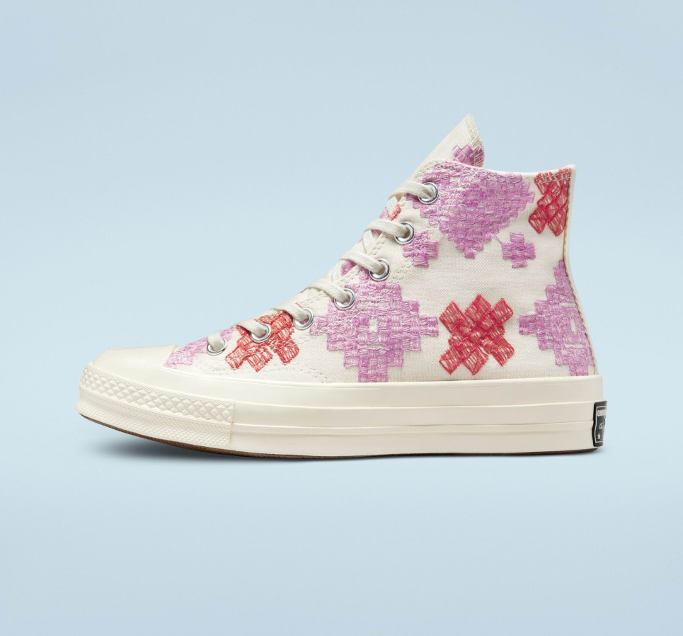 Chuck 70 Bright Embroidery-Egret-36