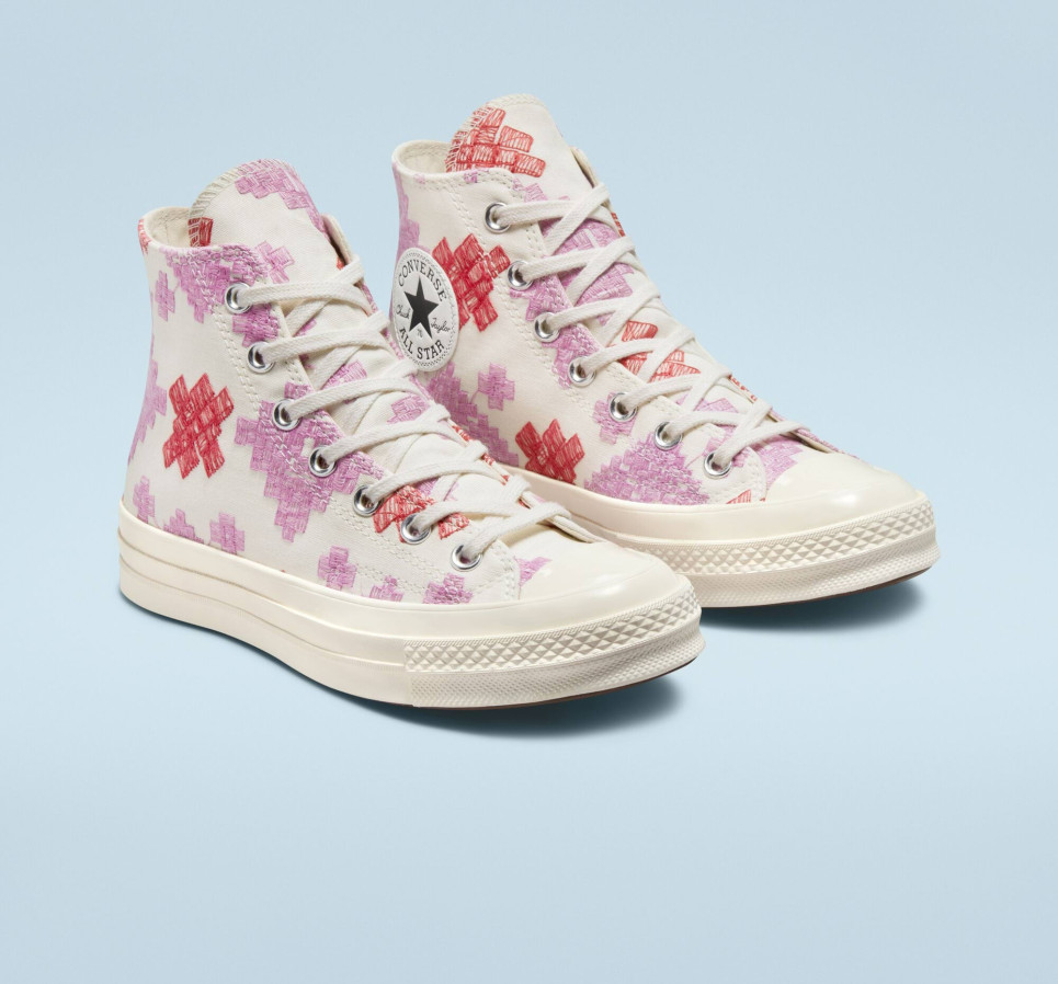 Chuck 70 Bright Embroidery-Egret-36