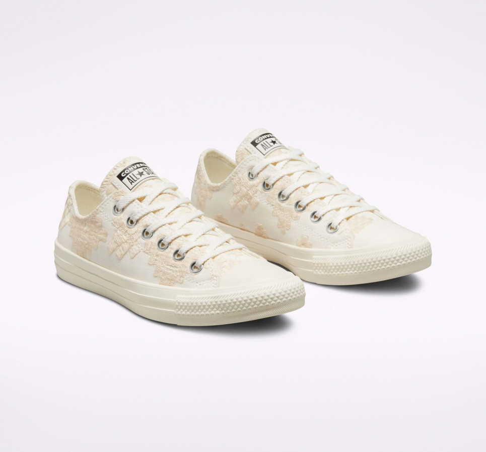 Chuck Taylor All Star Tonal Embroidery-Vintage White-36
