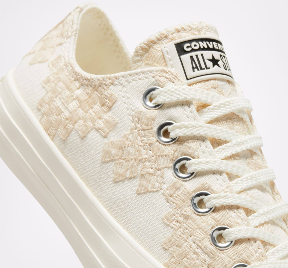 Chuck Taylor All Star Tonal Embroidery-Vintage White-36