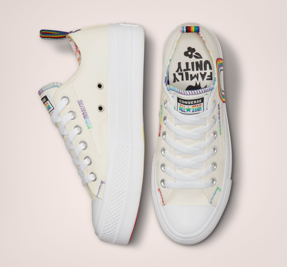 Chuck Taylor All Star Lift Platform Pride-Egret-35
