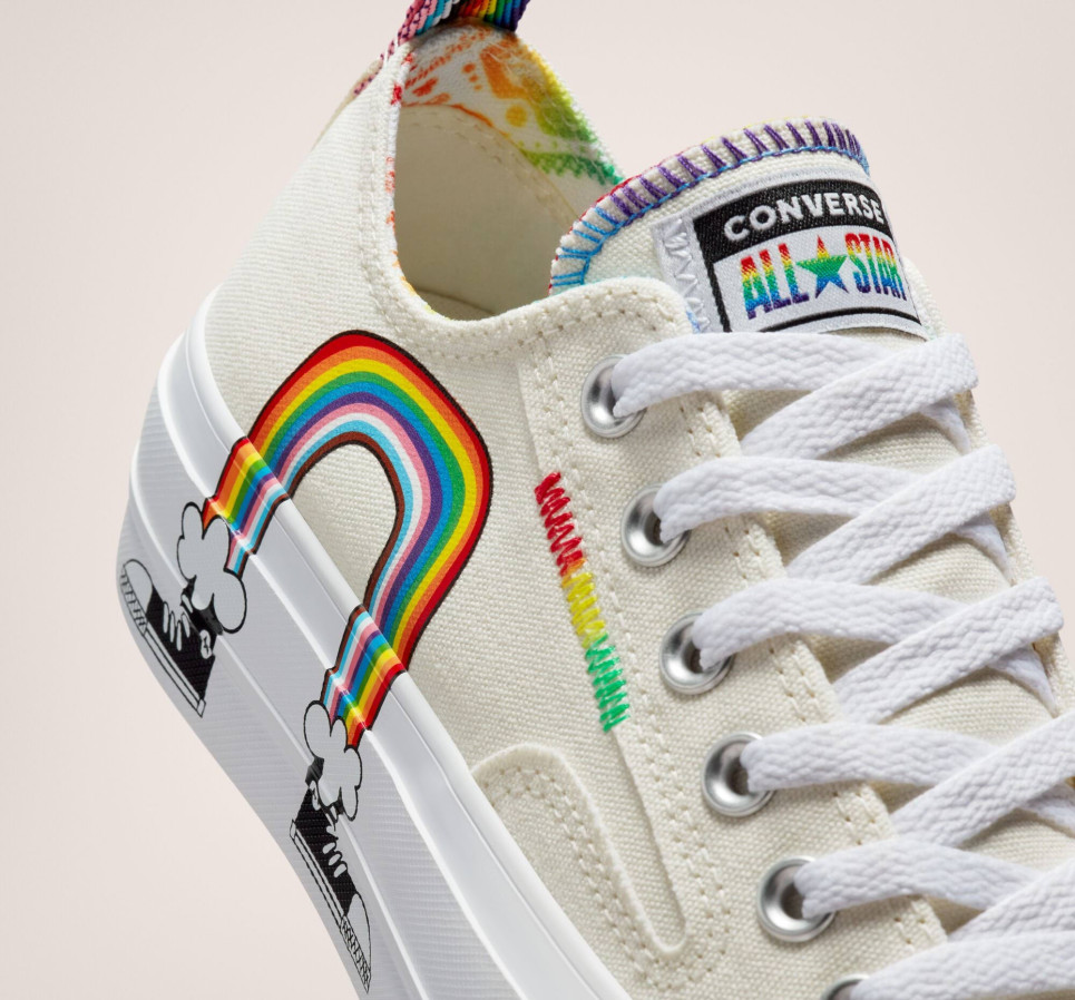 Chuck Taylor All Star Lift Platform Pride-Egret-35