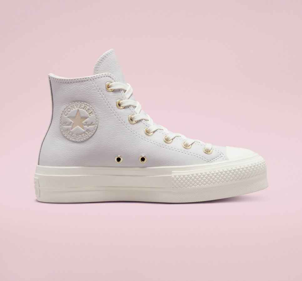 Chuck Taylor All Star Lift Platform Earthy Neutrals-Grey-36