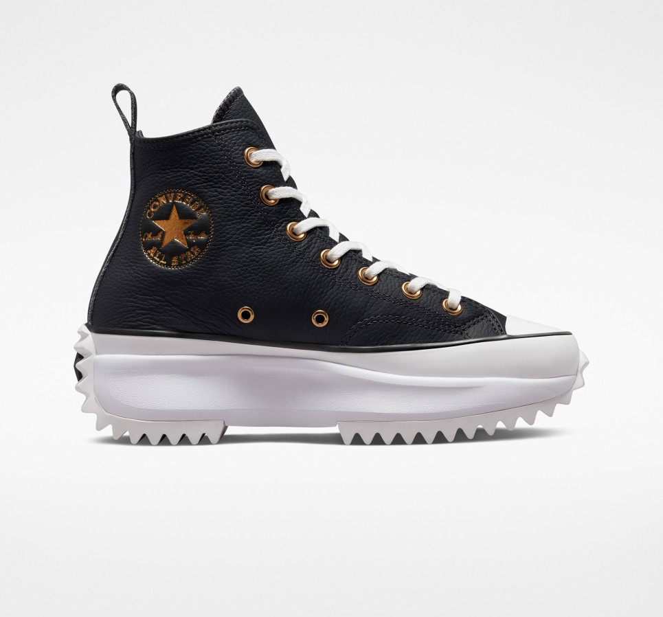 Run Star Hike Platform Metallic &amp; Leather