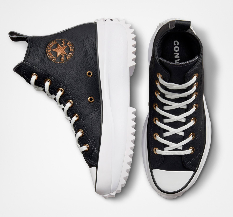 Run Star Hike Platform Metallic &amp; Leather