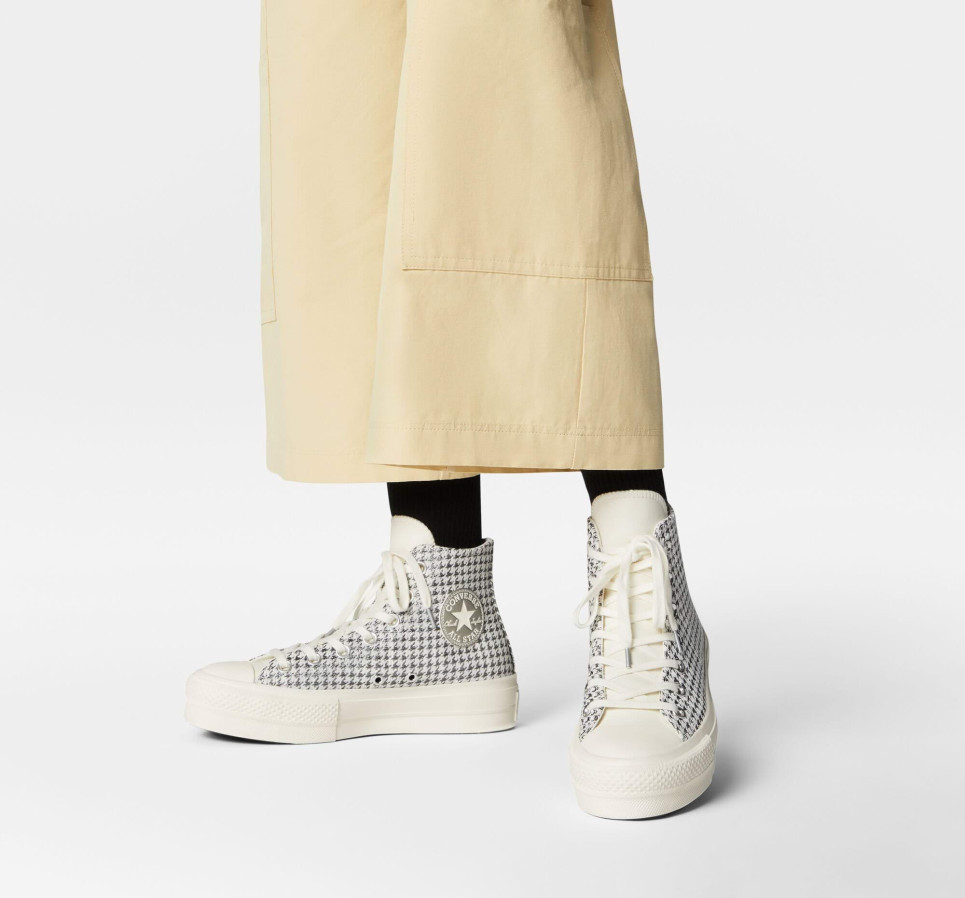 Chuck Taylor All Star Lift Platform Houndstooth Shine