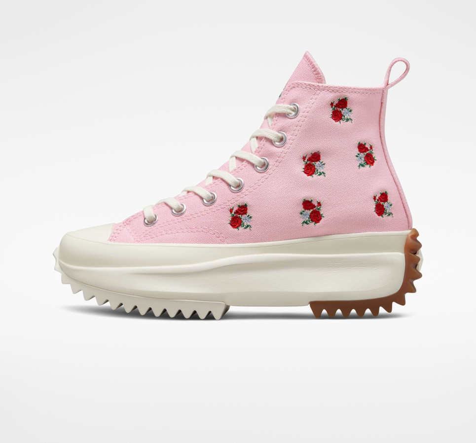 Run Star Hike Platform Embroidered Floral