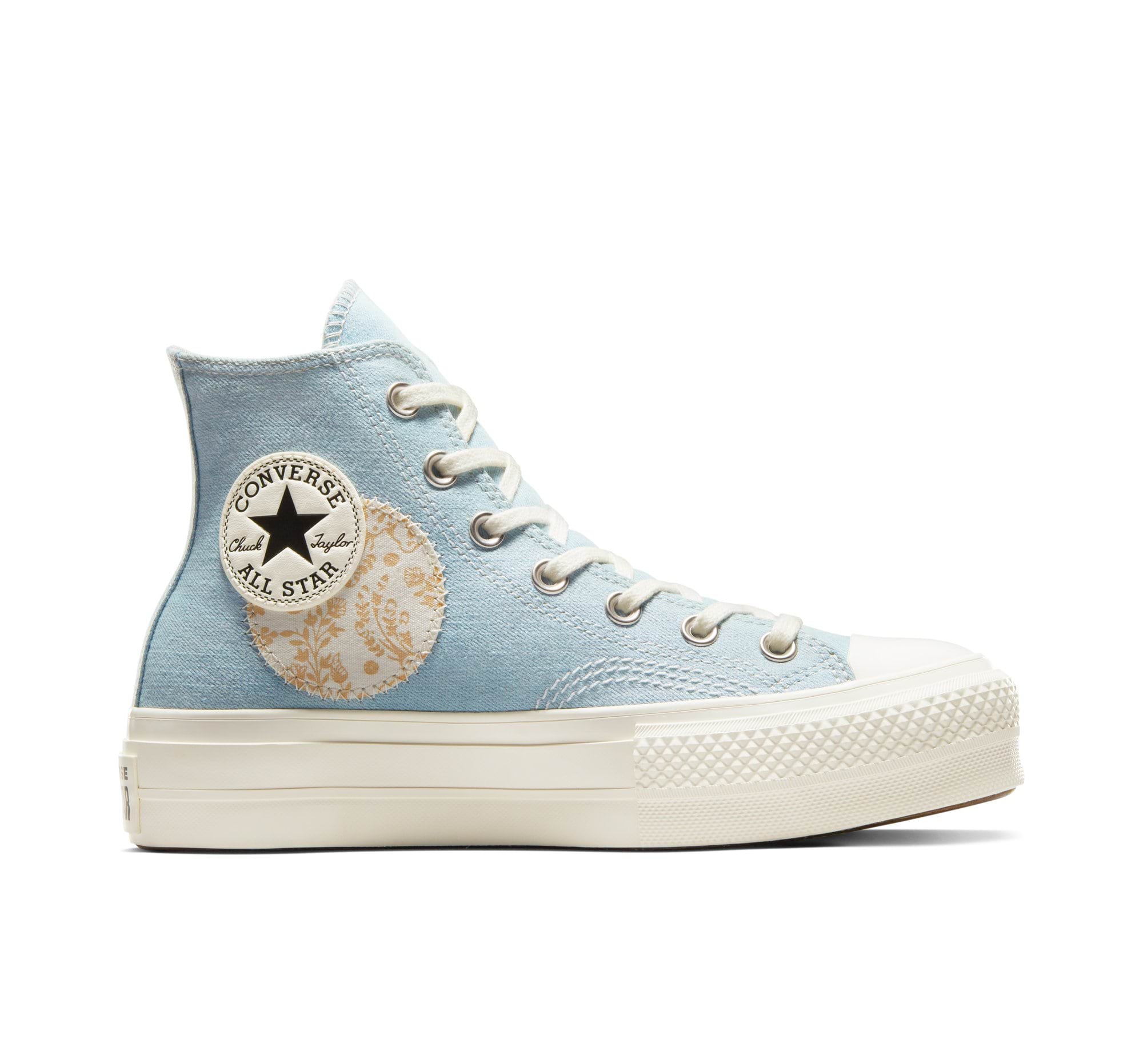 Chuck Taylor All Star Lift Platform Denim Patchwork