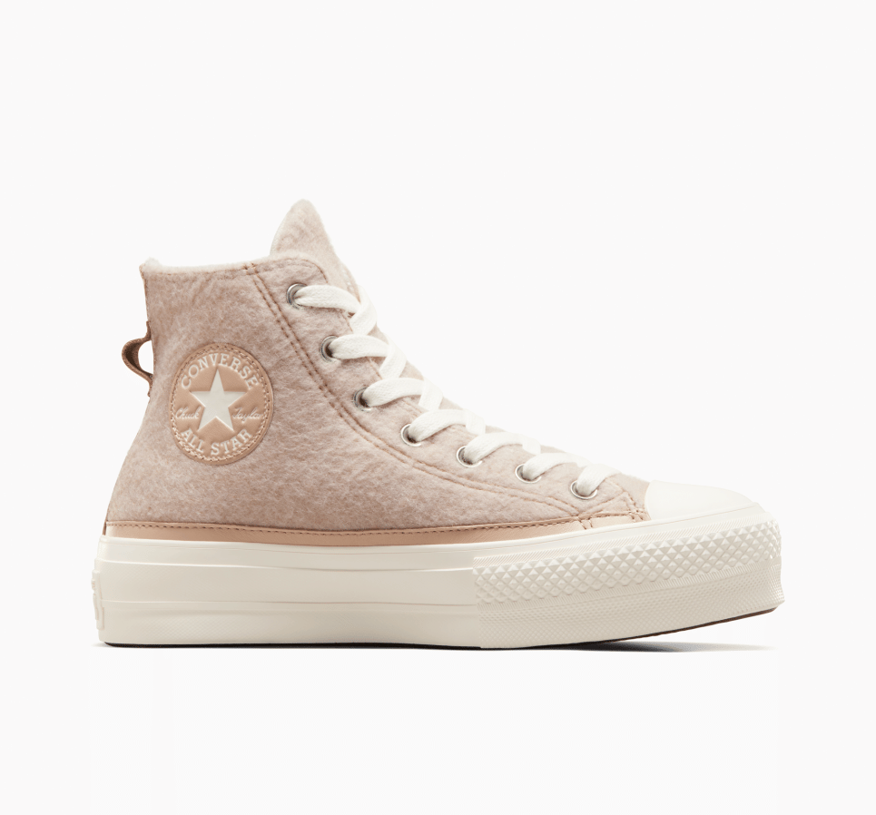 Chuck Taylor All Star Lift Platform Faux Mohair