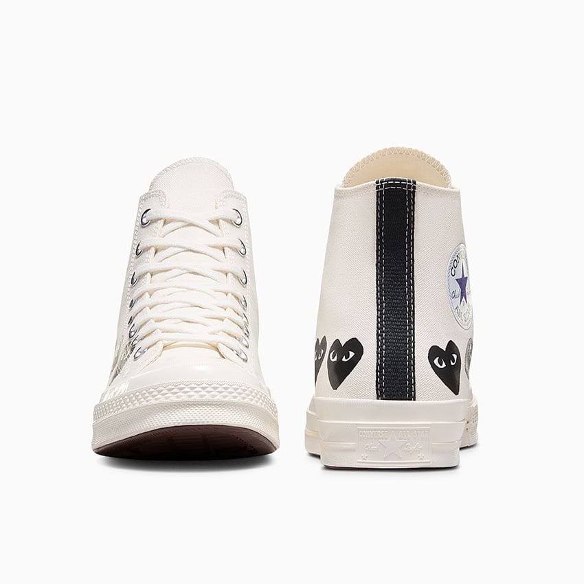Converse x Comme des Garçons PLAY Chuck 70 Multi Heart-Cream-36