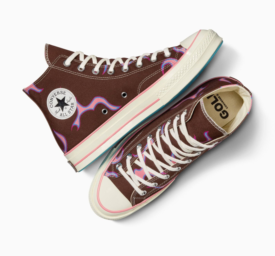 Converse x GOLF WANG Chuck 70 Flames-Brown-36