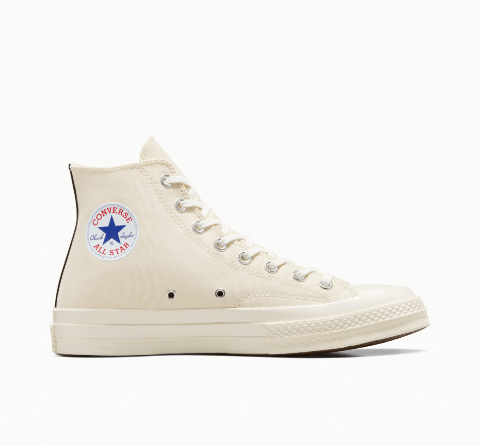 Converse x Comme des Garçons PLAY Chuck 70-Cream-36