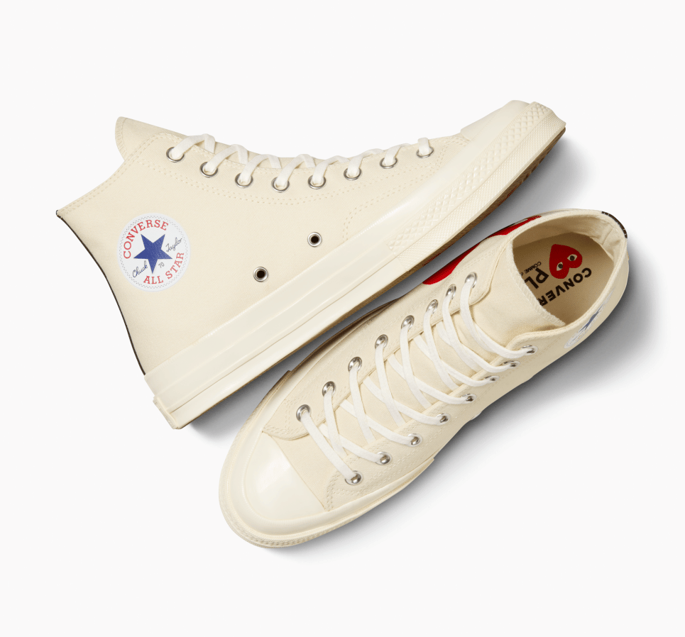 Converse x Comme des Garçons PLAY Chuck 70-Cream-36