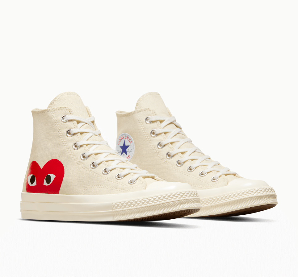 Converse x Comme des Garçons PLAY Chuck 70-Cream-36