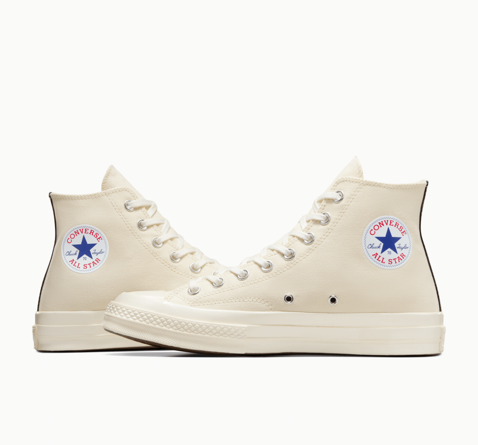 Converse x Comme des Garçons PLAY Chuck 70-Cream-36