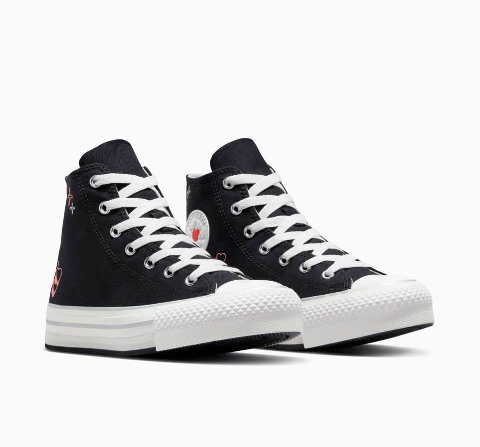 Chuck Taylor All Star EVA Lift Platform Y2K Heart