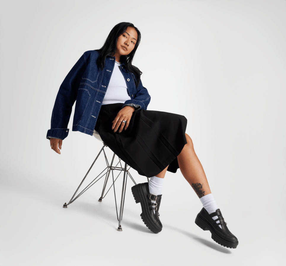 Chuck Taylor All Star Lugged Heel Mary Jane Platform