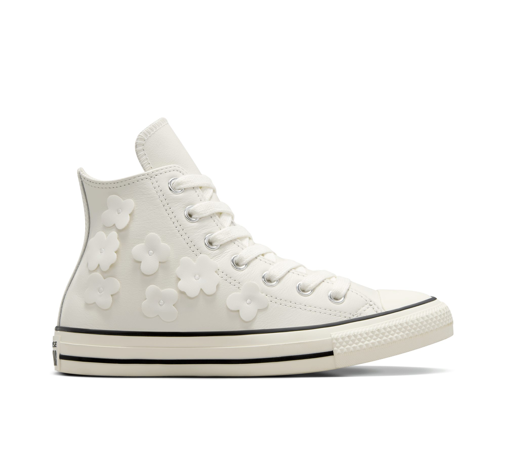 Chuck Taylor All Star Leather 3D Flowers