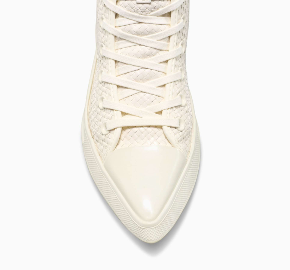 Chuck 70 De Luxe Pointed Platform Woven Leather