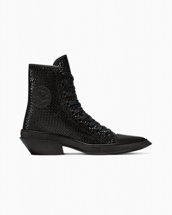 Chuck 70 De Luxe Pointed Platform Woven Leather