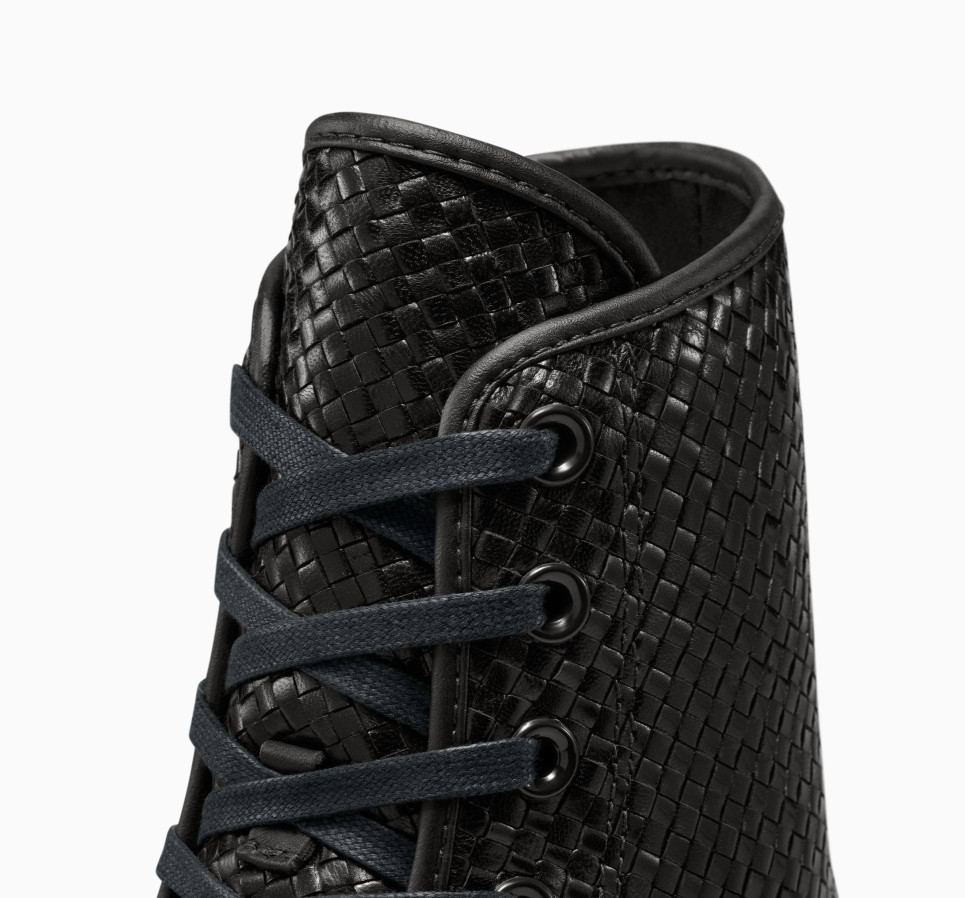 Chuck 70 De Luxe Pointed Platform Woven Leather