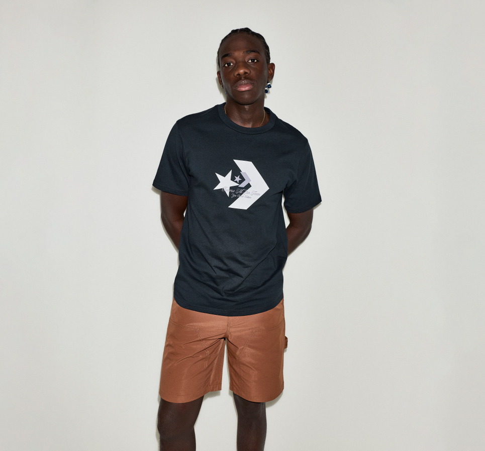 CHEV SCRIPT TEE