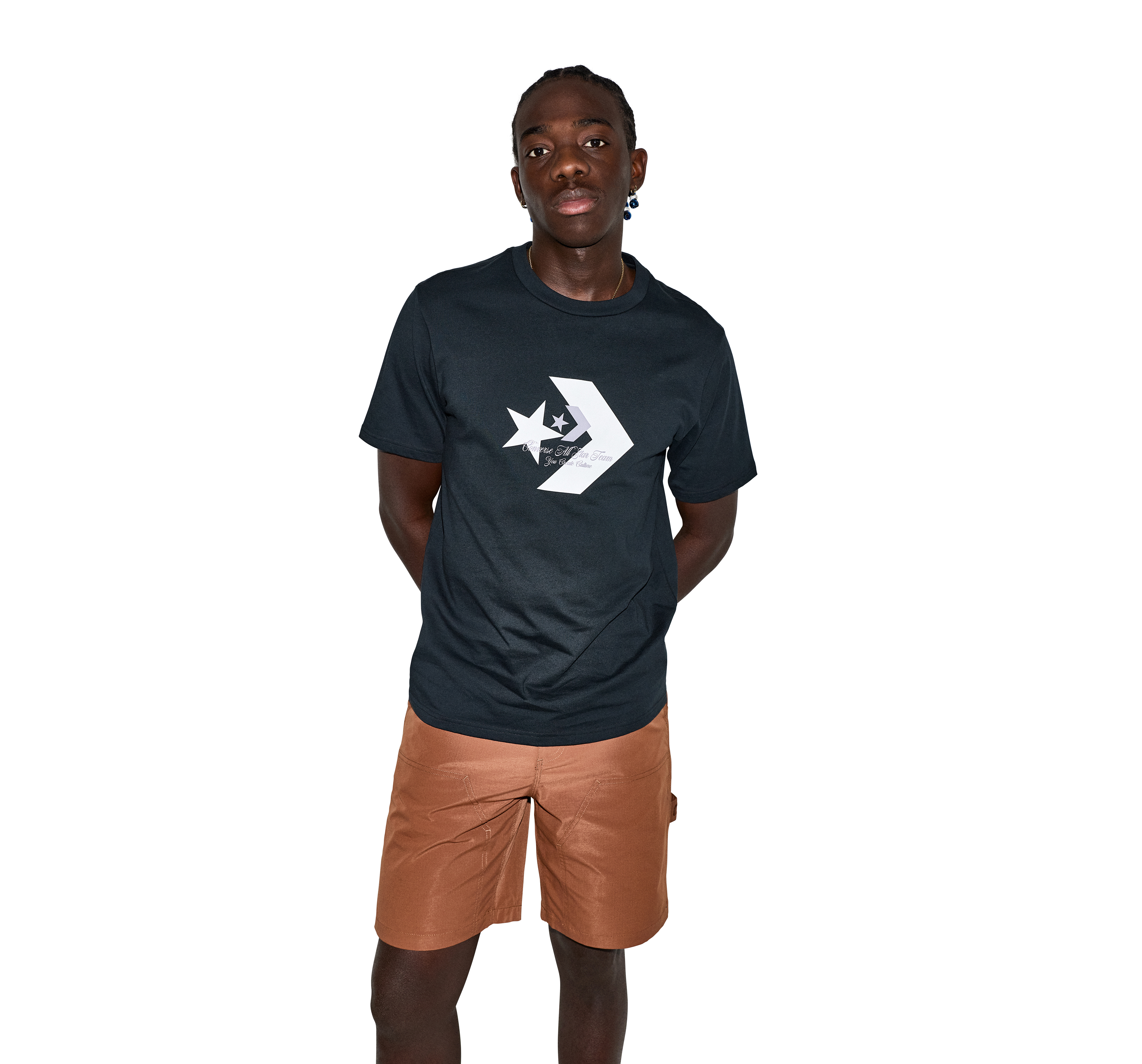 Star Chevron Script Tee