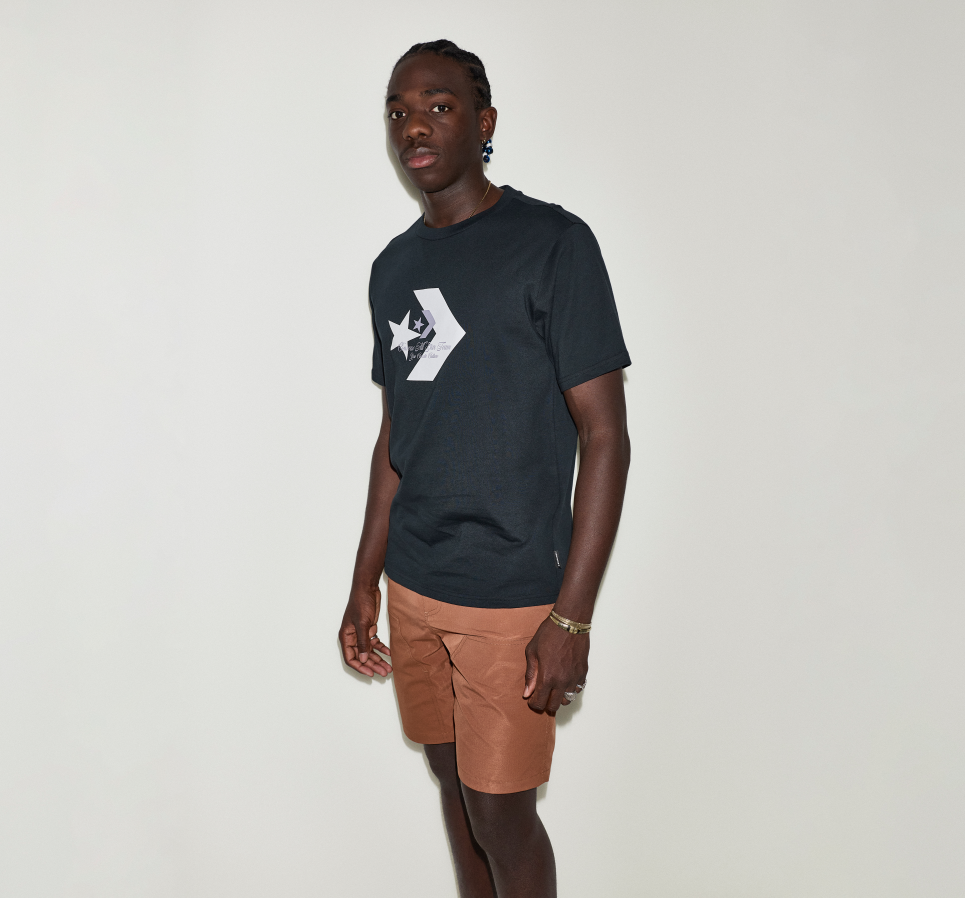 CHEV SCRIPT TEE