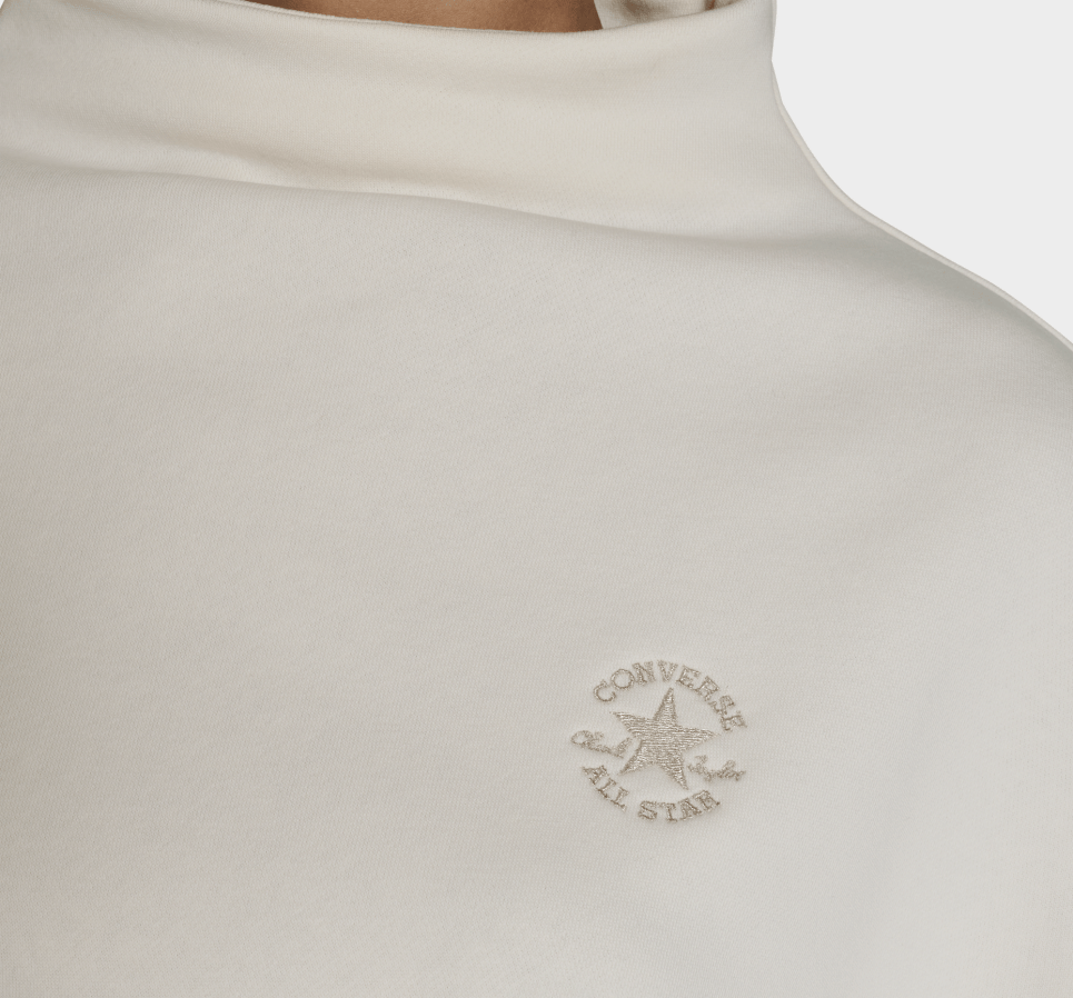 Mock Neck Oversized Sweatshirt