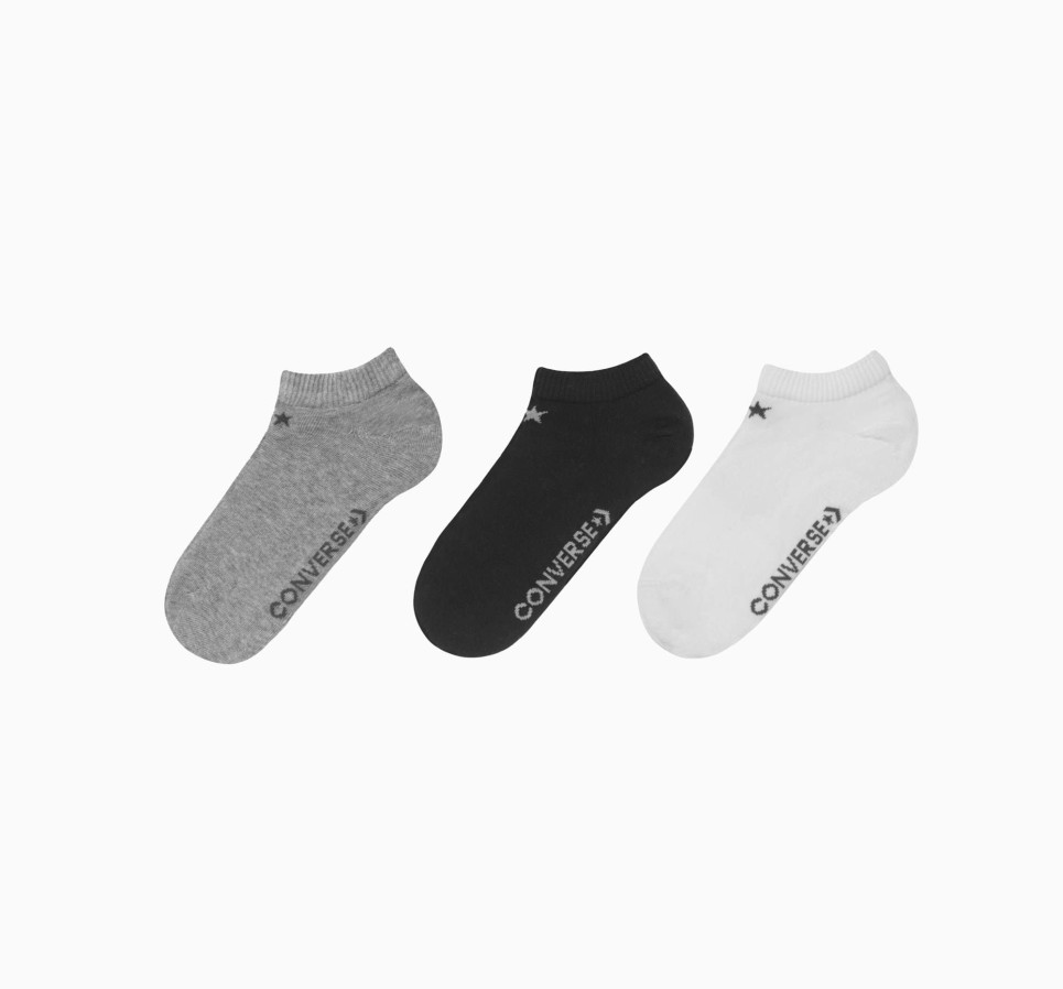 3-Pack Basic Wordmark Socks-Multicolor-35-38