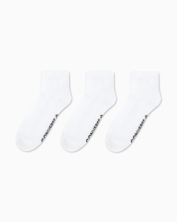 3-Pack Wordmark Quarter Socks
